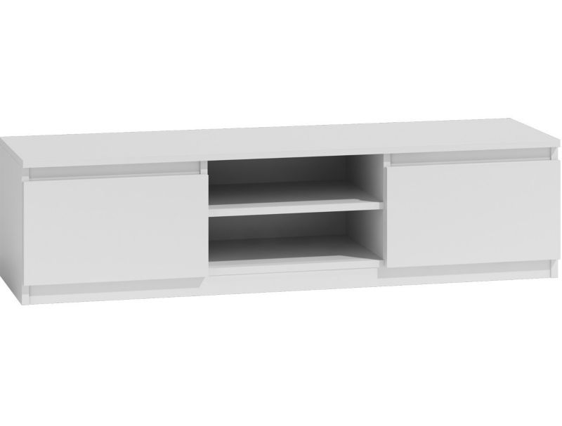 Szafka RTV Topeshop Stoik RTV 140 Biały 40x140x36 cm 1 szt.