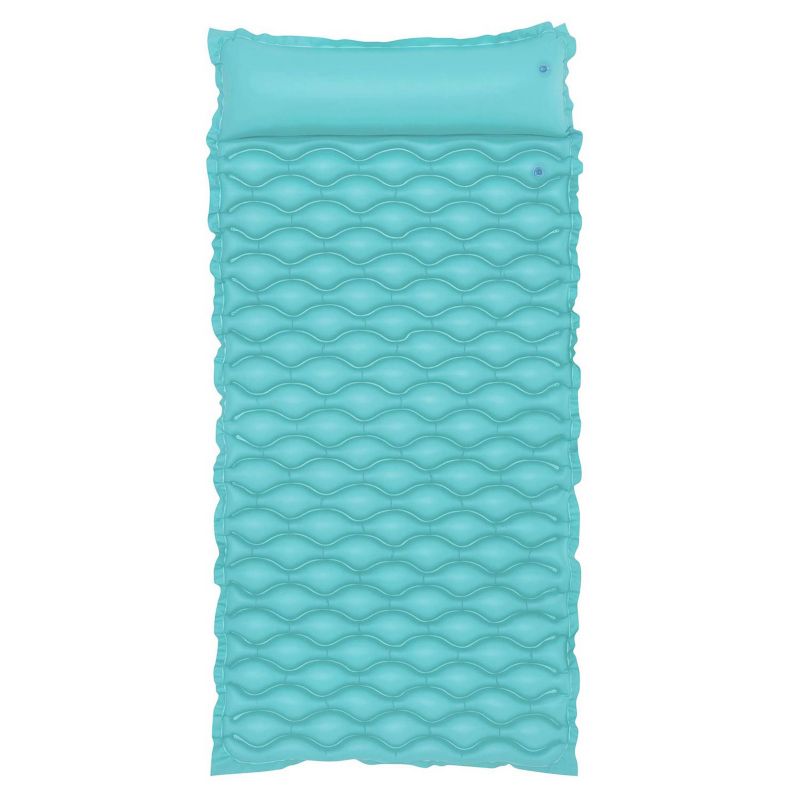 Materac dmuchany do pływania Bestway wodny plażowy zwijany 213x86 cm turkusowy - 1szt.