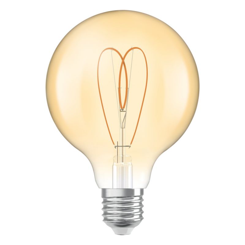 Żarówka LED Osram Dekoracyjna E27 Kula G95 4.9W 470lm 2200K 300st Bursztynowa Ściemnialna 1 szt.