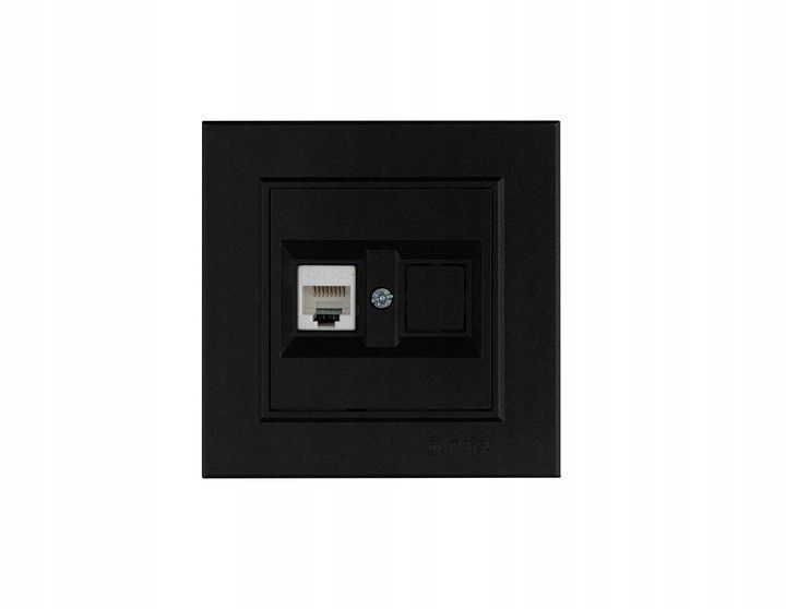 Gniazdo RJ45 Karea czarne