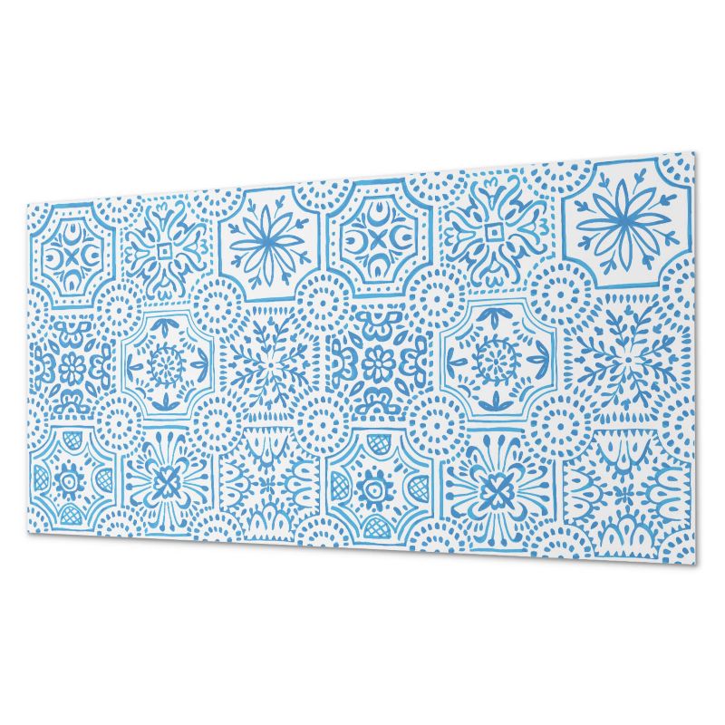 Ścienny Panel PCV Samoprzylepny ArtPrintCave 100x50 cm Wzory ceramiczne w kratkę 1 szt.