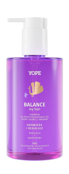 YOPE Szampon do przetłuszczającej się skóry głowy 300 ml