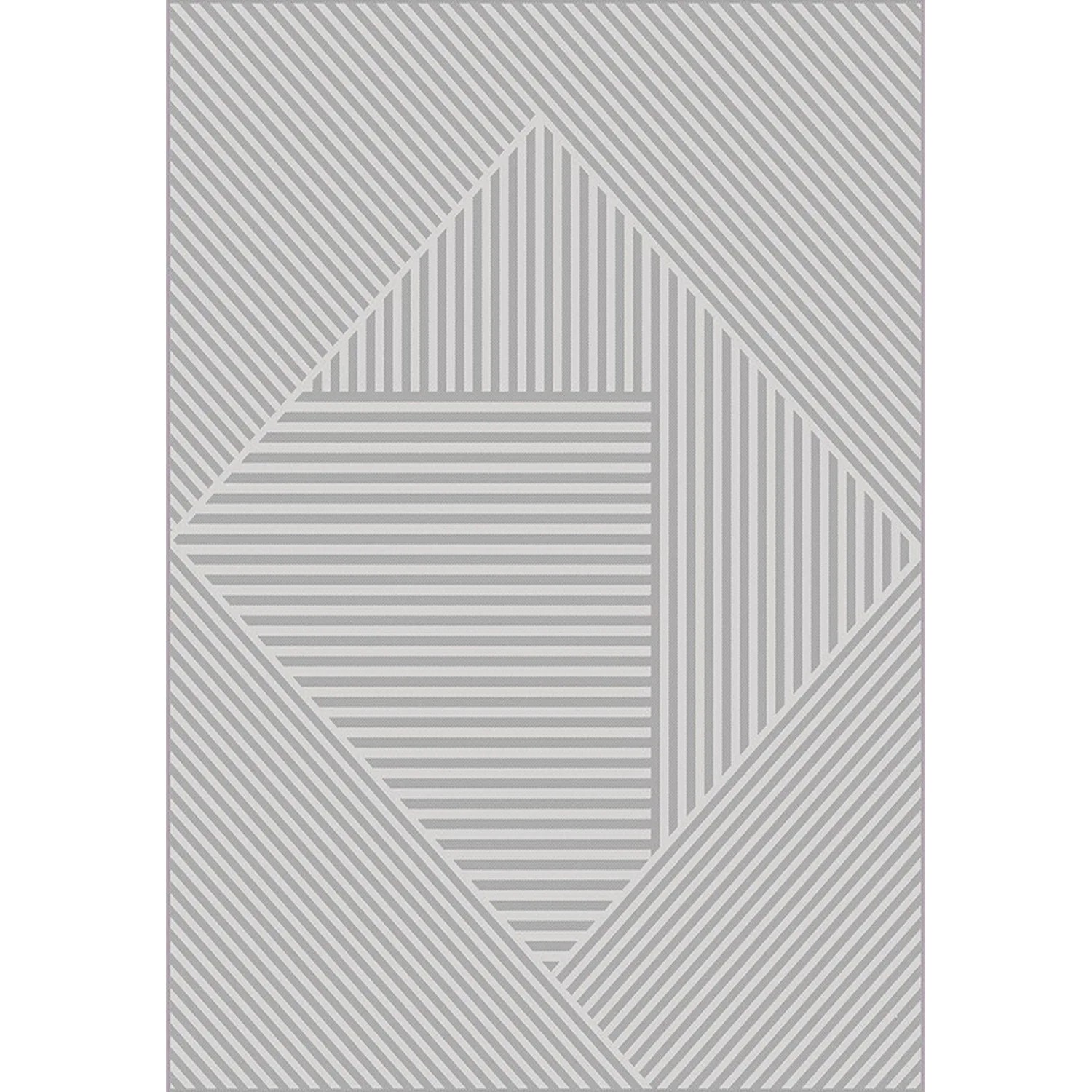 Dywilan Dywan JUNO geometria 160 x 230 cm szary
