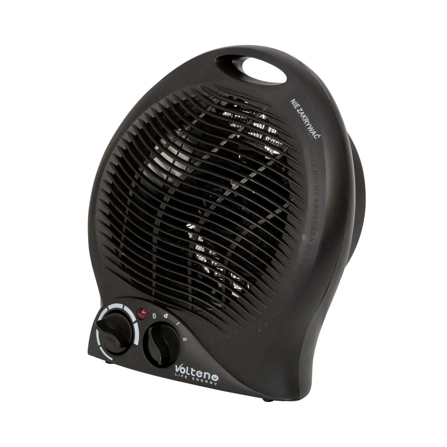 Volteno Termowentylator stojący 2000 W czarny