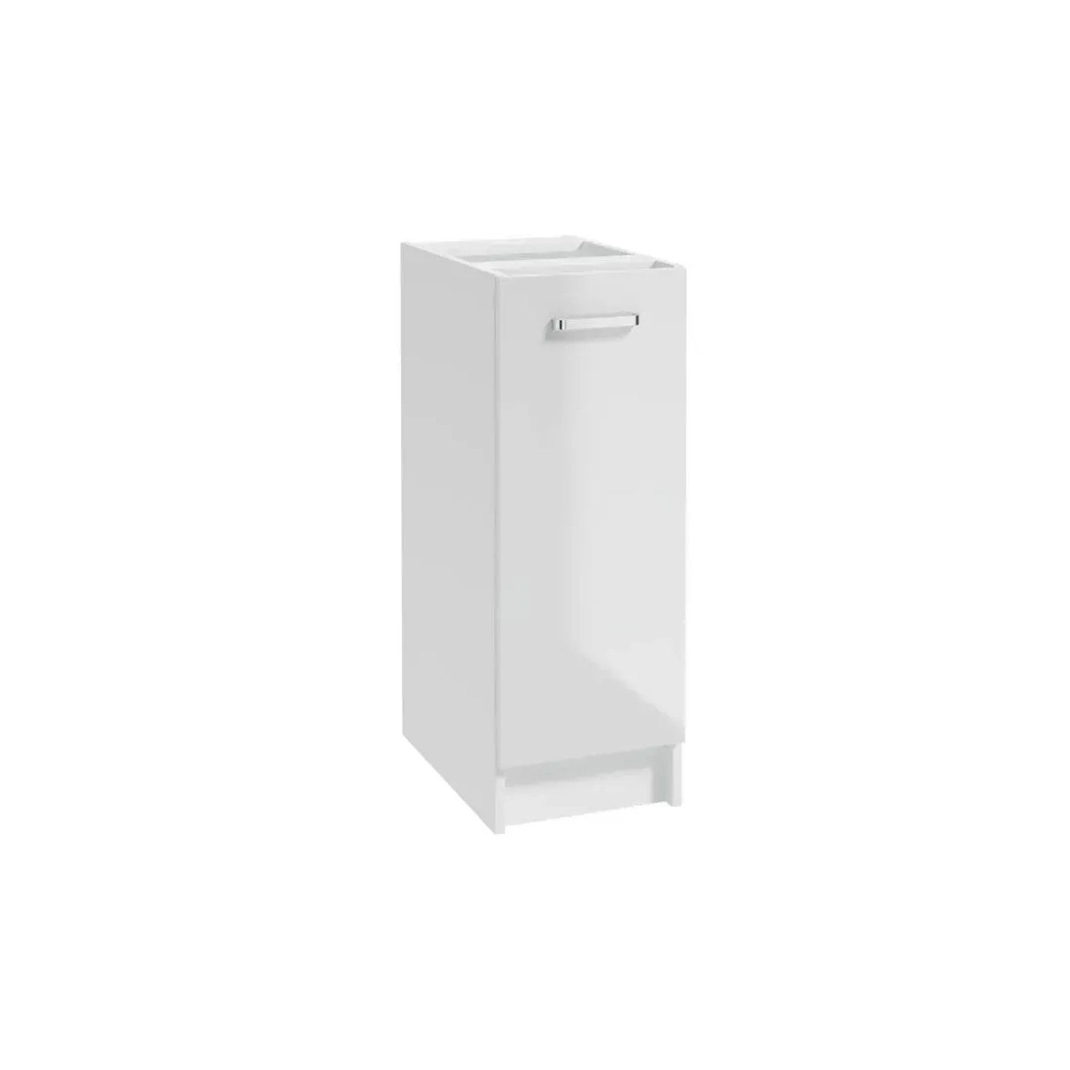 Defra Szafka kuchenna dolna NAPOLI biel/chrom 30 cm