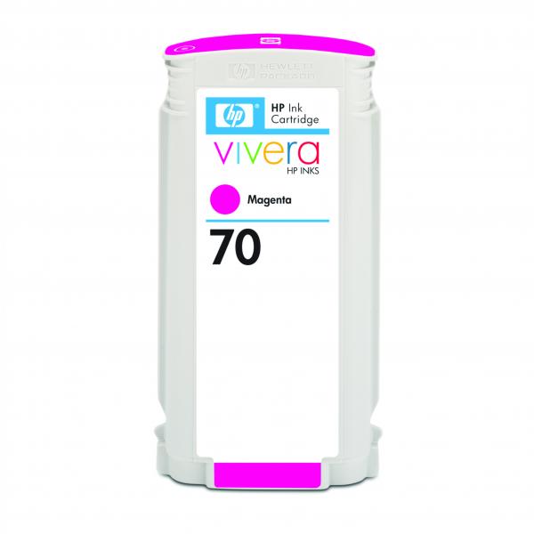 Tusz HP 70 (C9453A), 130ml, magenta (purpurowy)