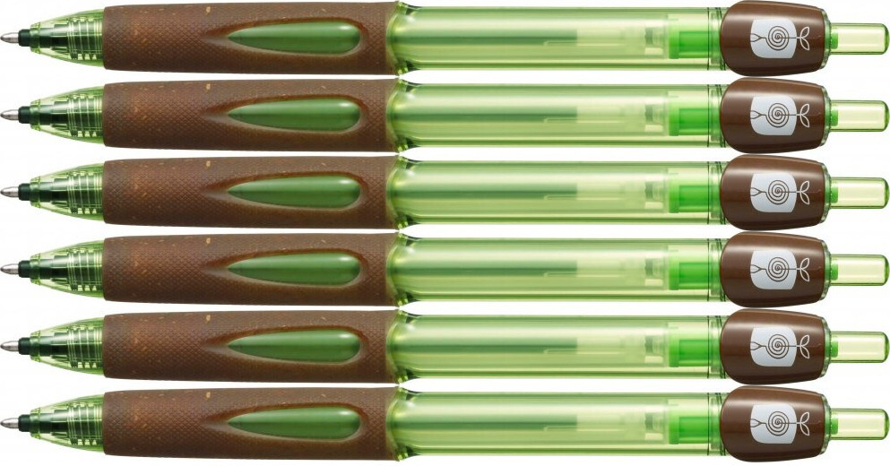 6x Długopis automatyczny Uni Power Tank eco SN-220, 1.mm, niebieski