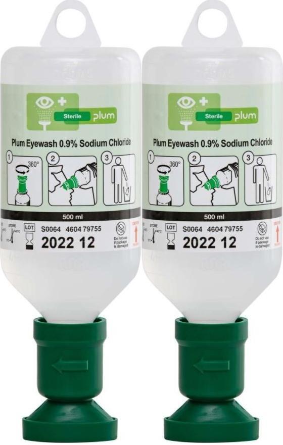 2x Płyn do płukania oczu Plum Eye Wash (nr 4604), 500ml