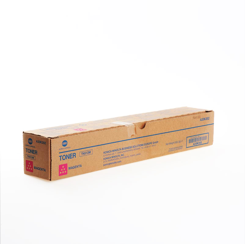 Toner Konica Minolta TN512M (TN-512M, A33K352), 35000 stron, magenta (purpurowy)