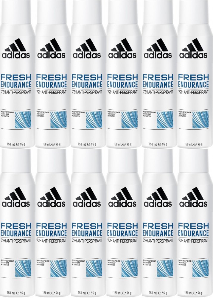 12x Dezodorant Adidas Women Fresh Endurance, 150ml