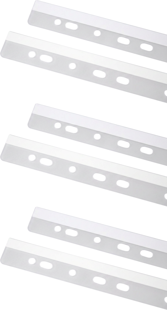 3x Listwa samoprzylepna wpinana Argo, pasek kleju 10mm, 100 sztuk, przezroczysty