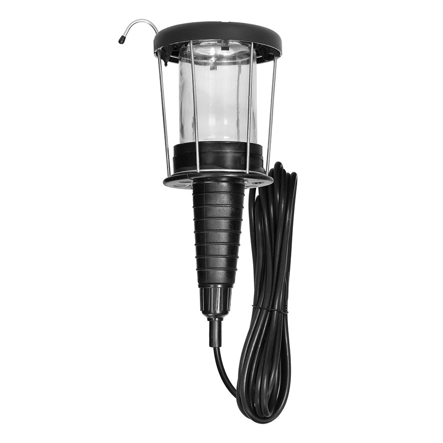 Lampa warsztatowa E27 60W IP20 ze szklanym kloszem