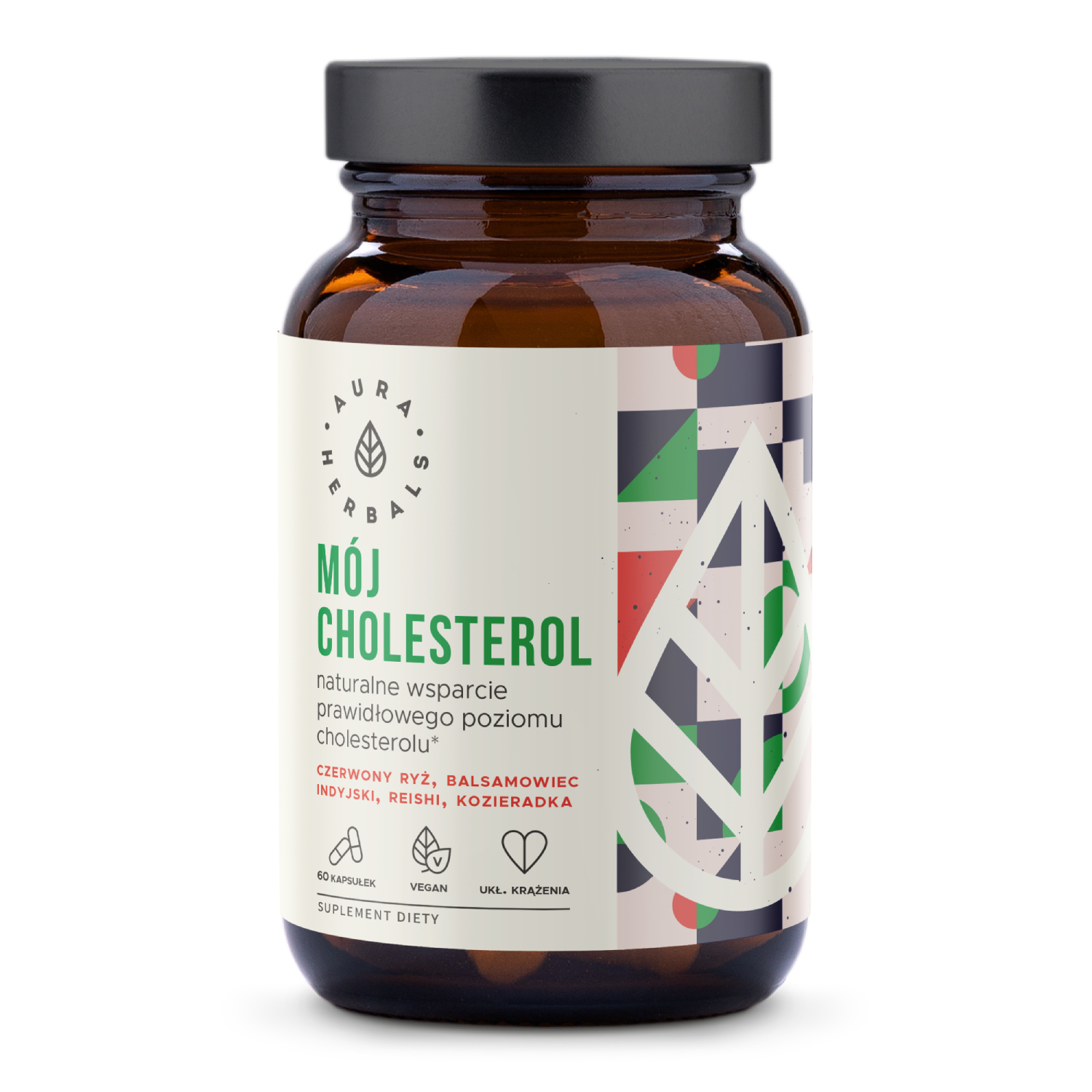 Aura herbals mój cholesterol, 60 kapsułek