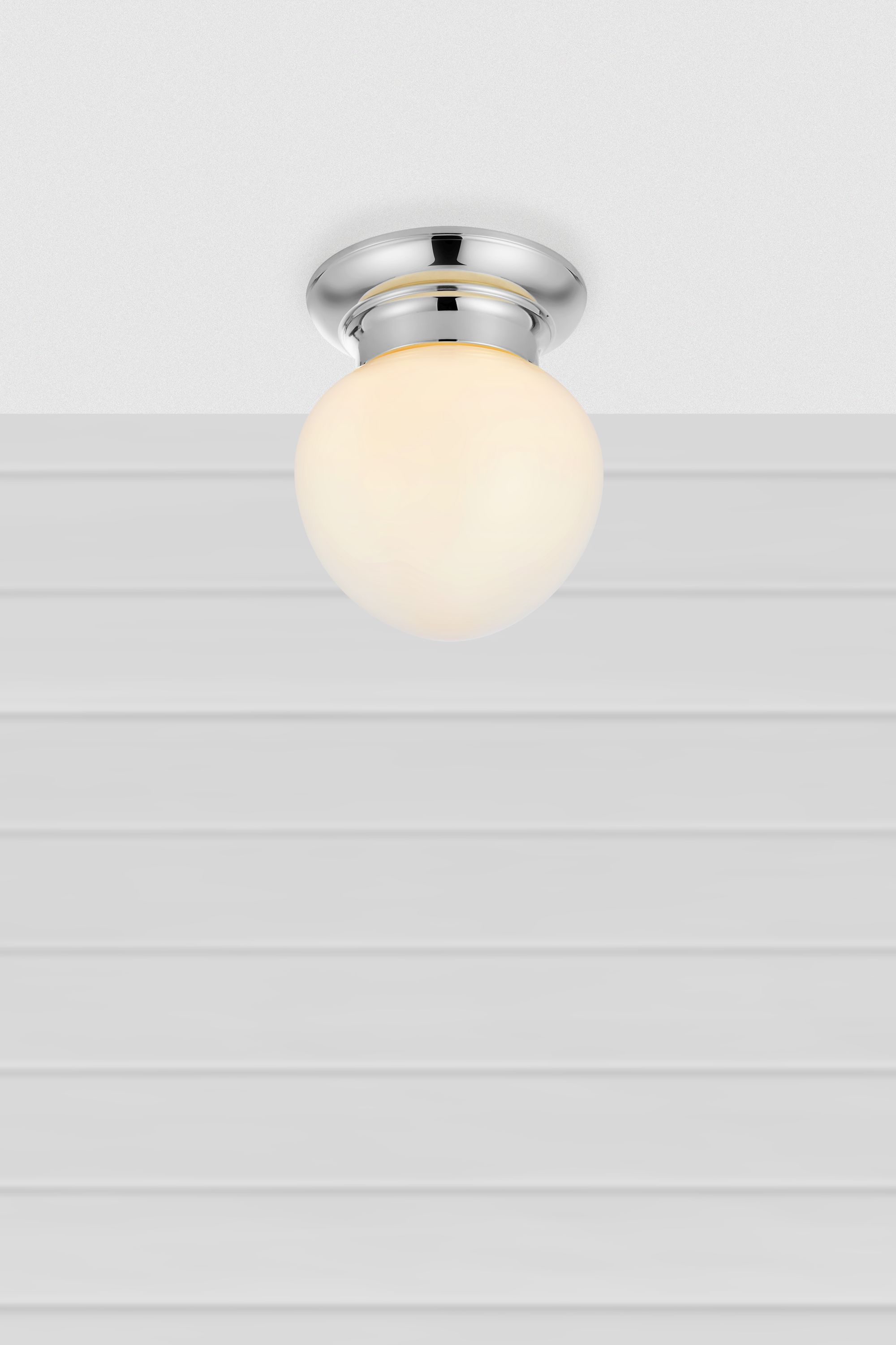Markslöjd Ronda lampa podsufitowa 1x40 W biała-chrom 109029