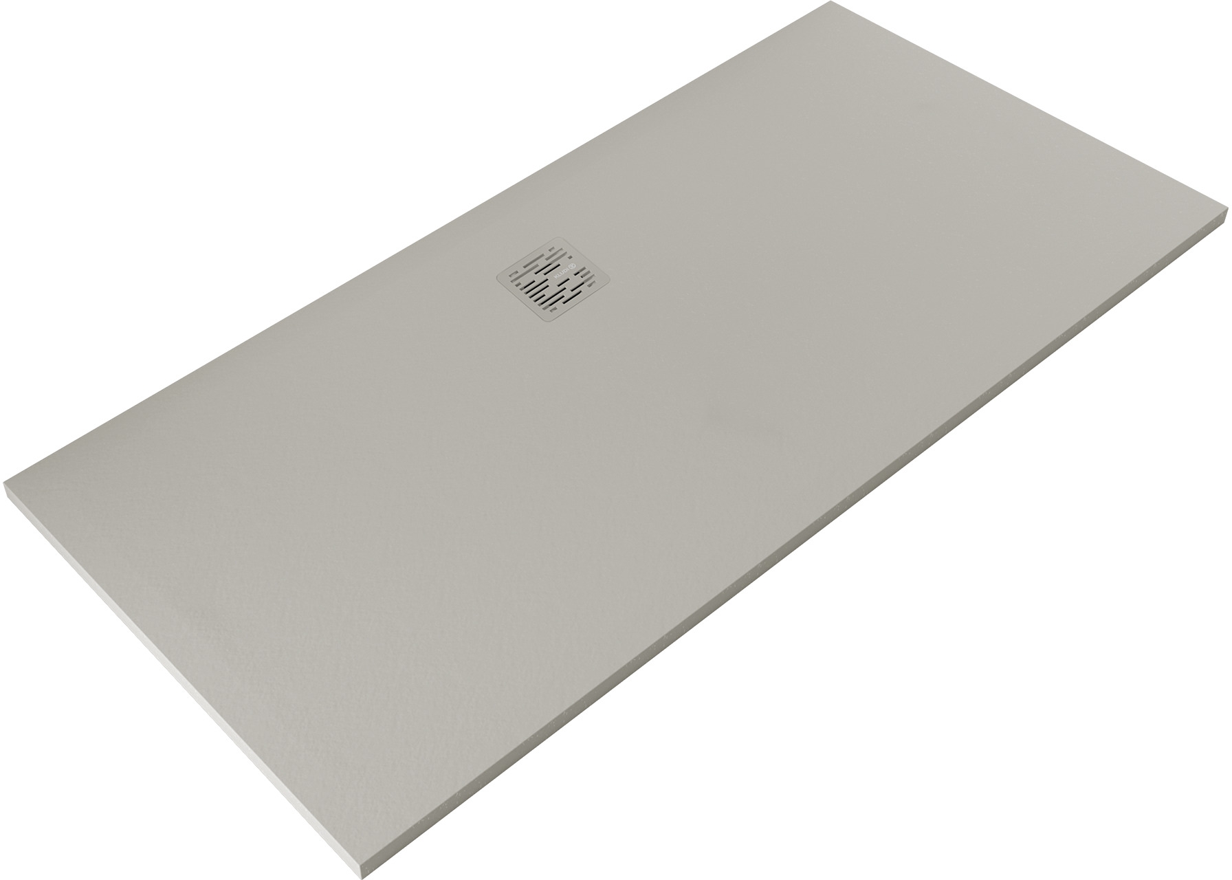 Kludi Terra brodzik prostokątny 170x80 cm szaro-beżowy mat 08DW20O2