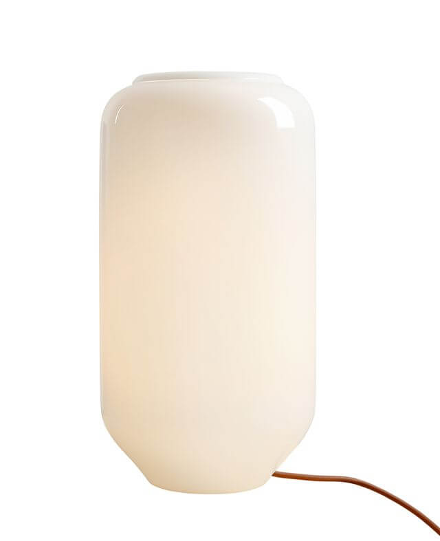 Aldex Flask lampa stołowa 1x15 W biała/brązowa 8500B24_M