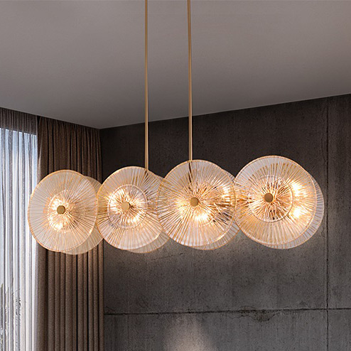 Maytoni Aster lampa wisząca 8x40 W złota MOD007PL-08G1