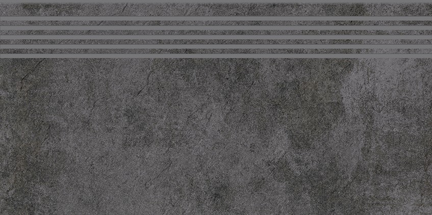 Cersanit Morenci stopnica 59,8x29,8 cm grafitowa