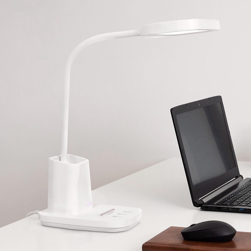 Kaja Tola lampa biurkowa 1x9 W biała K-BL1301BIAŁY