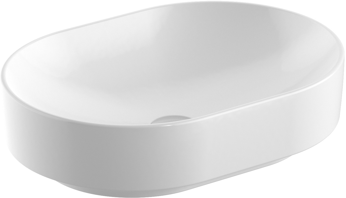 Geberit Variform umywalka 55x40 cm nablatowa owalna KeraTect biała 500.774.00.2 - Wysyłka w 24h