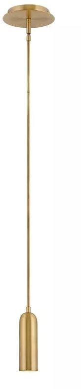 Elstead Lighting Dax lampa wisząca 1x8 W mosiądz HK-DAX-MP-HB