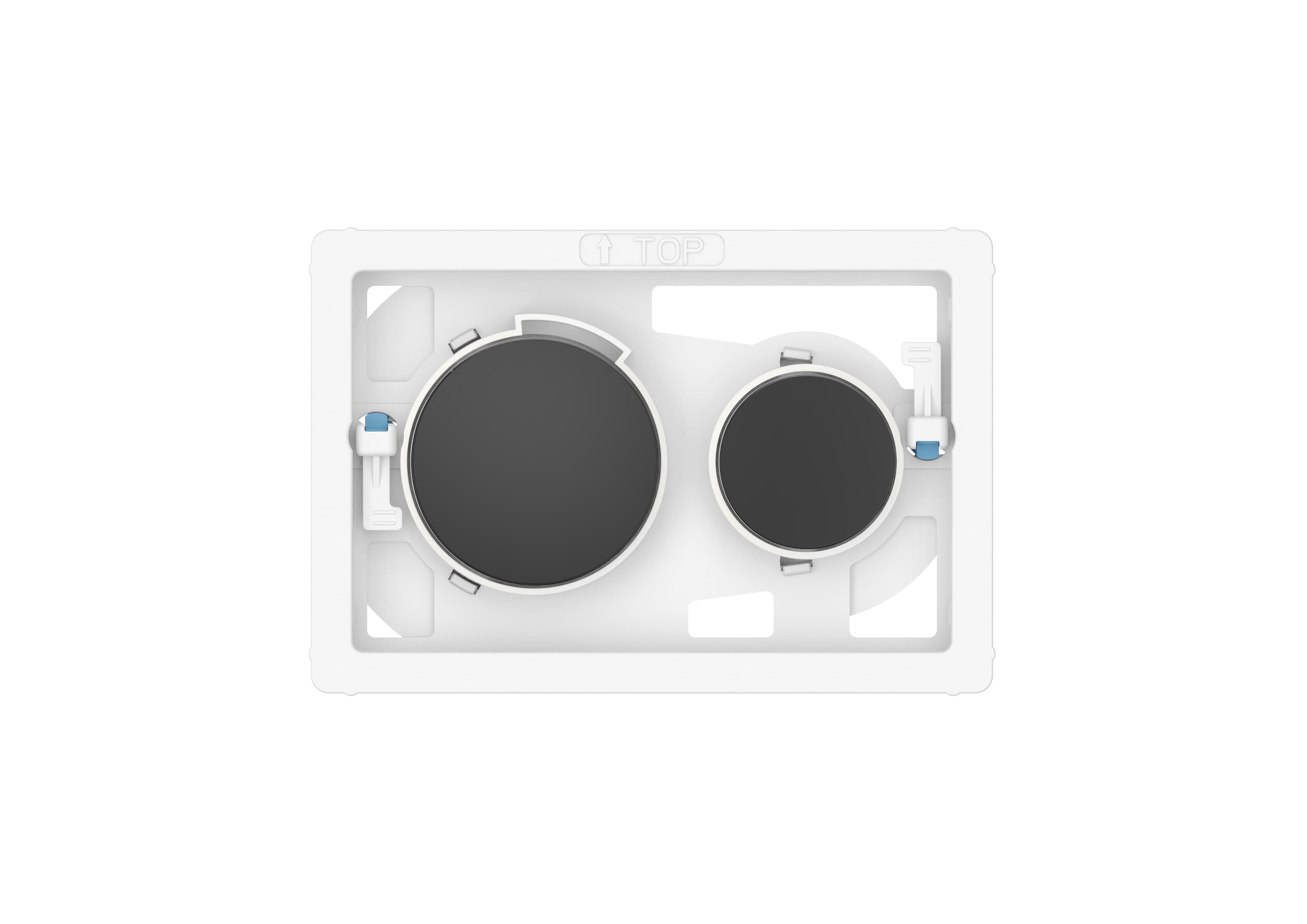 Roca Duplo S mechanizm przycisku do WC czarny A8904233CN