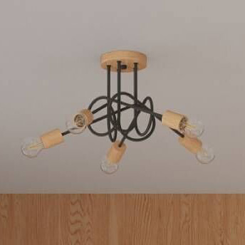 Sollux Lighting Ember lampa podsufitowa 3x15 W czarna SL.1477