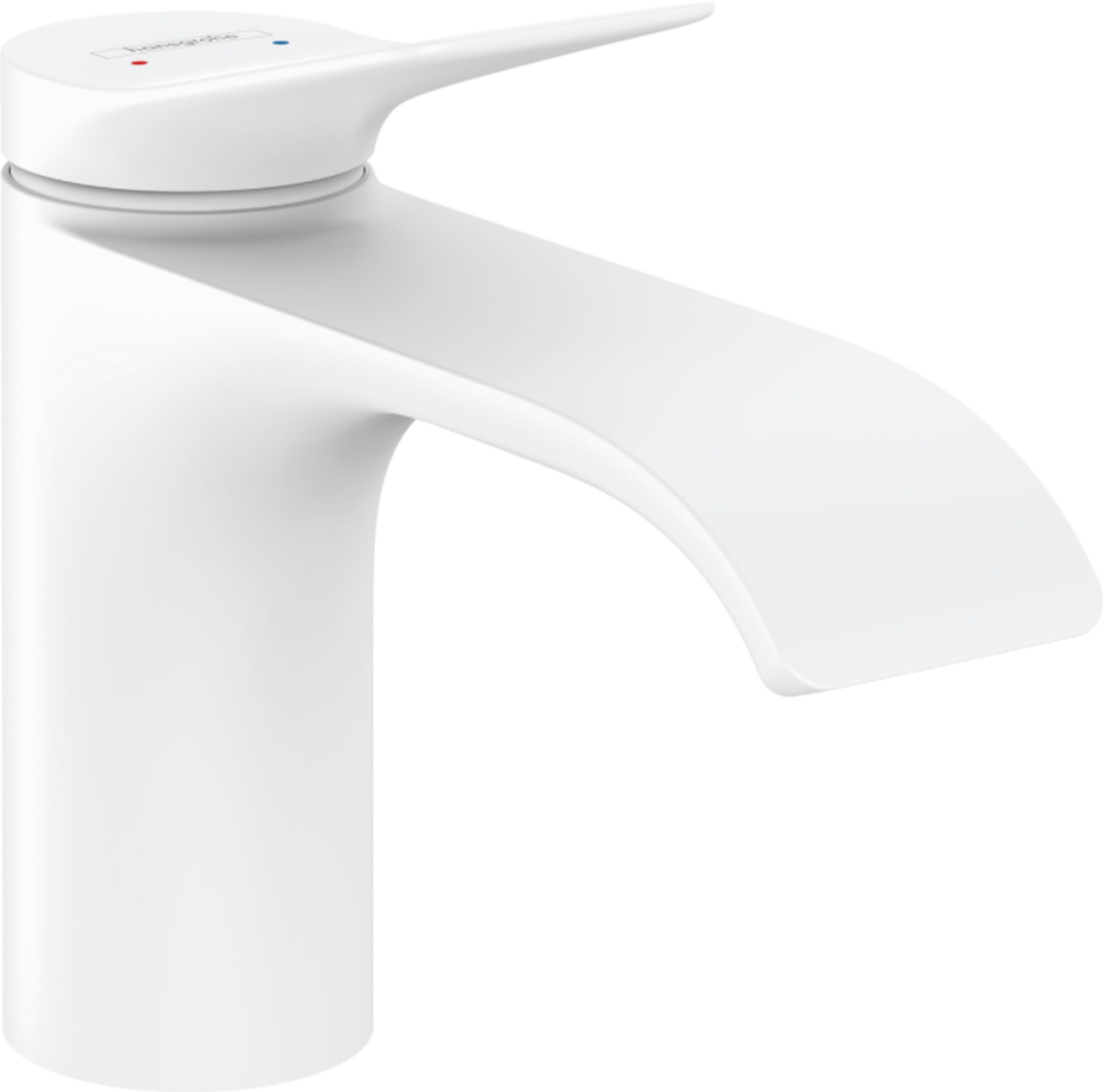 Hansgrohe Vivenis bateria umywalkowa stojąca EcoSmart biały mat 75010700