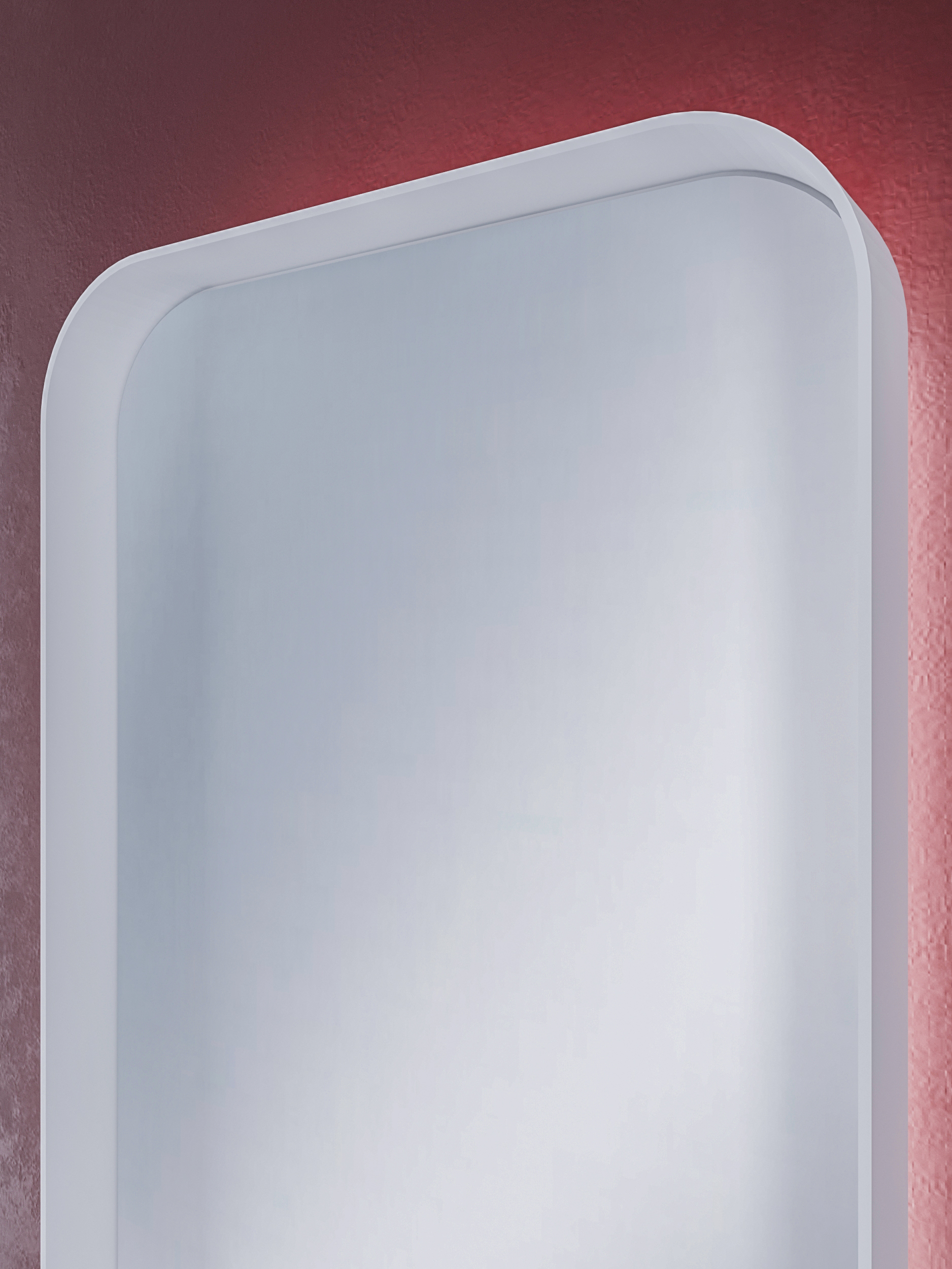 HoM Musum lustro 60x120 cm rama stalowa czarny M-60x120-BLC50x4ON