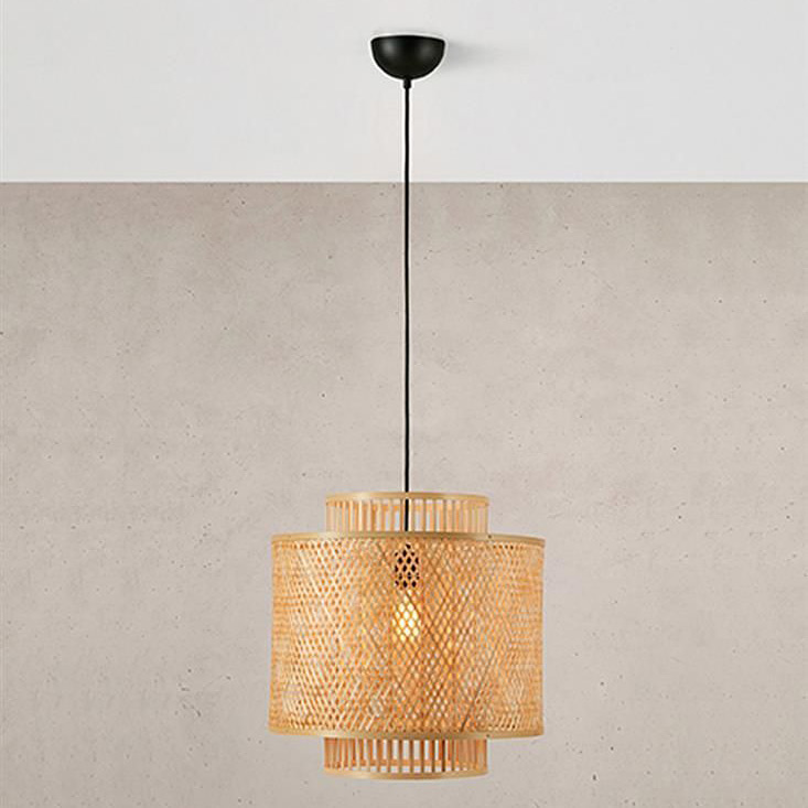 Markslöjd Strati lampa wisząca 1x40 W bambus 108675