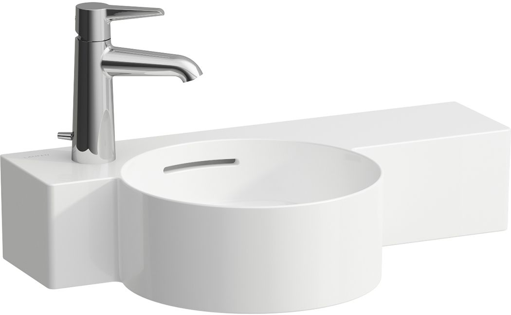 Darmowa Dostawa - Umywalka 55x31.5 cm półokrągła ścienna biała Laufen Val H8152830001051