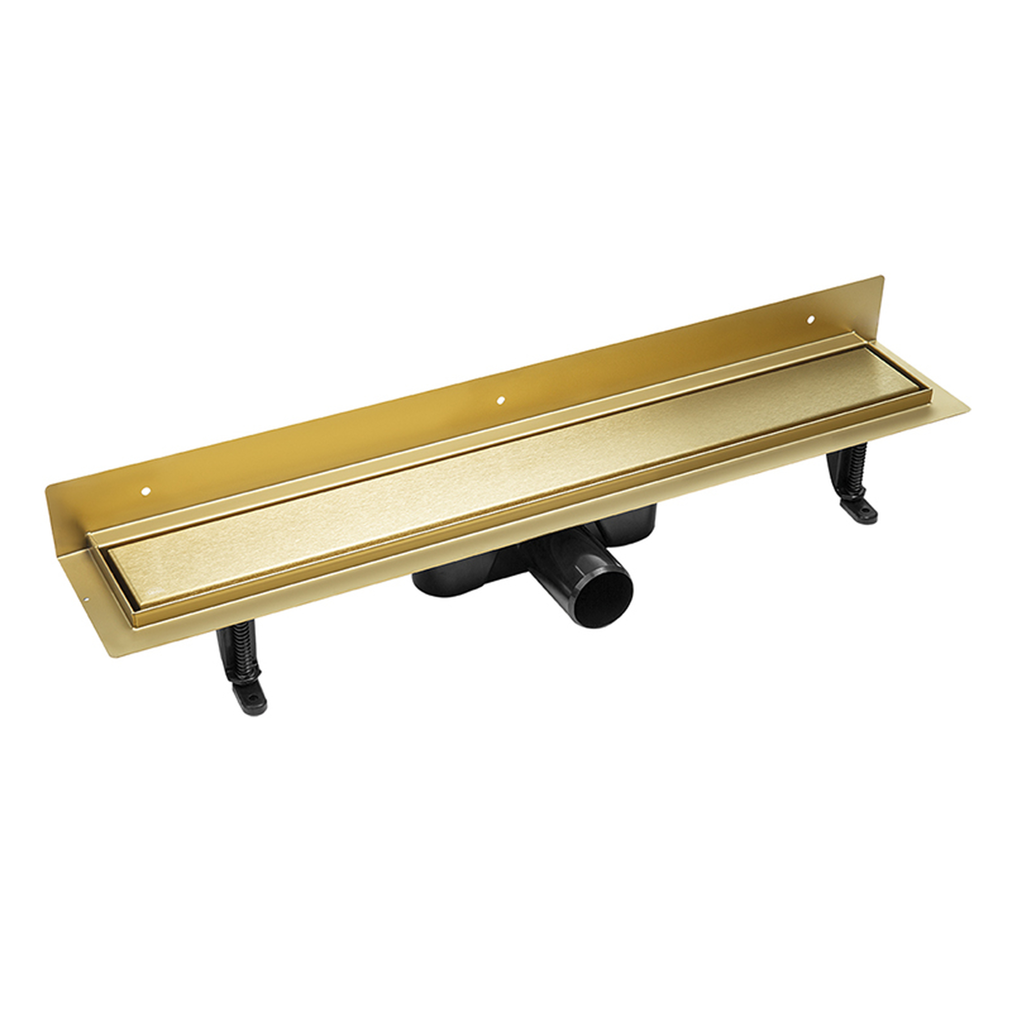 Darmowa Dostawa - Odpływ liniowy z rusztem 80 cm złoty Laveo Basso COBG81D