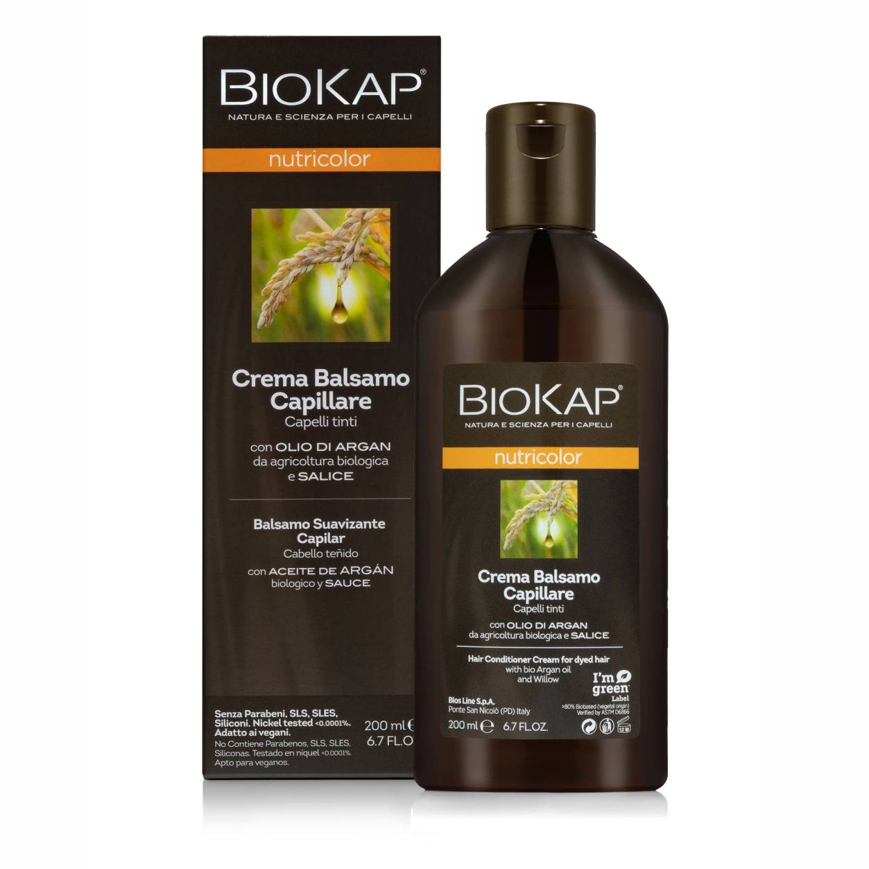 Biokap Nutricolor Odżywka Odbudowująca, 200ml