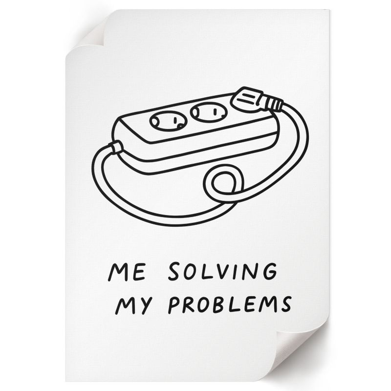 Plakat Do Łazienki ArtPrintCave 29,7x42 cm My problems Monako 1 szt.