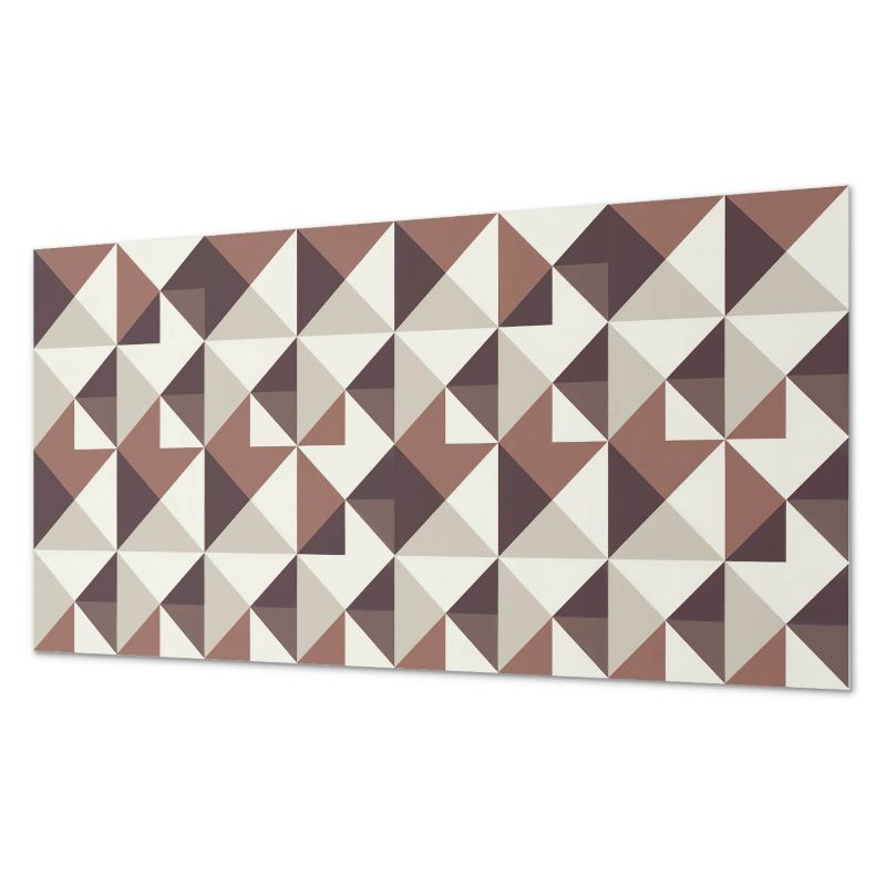 Ścienny Panel PCV Samoprzylepny ArtPrintCave 120x60 cm Wzór geometryczny z trójkątami 1 szt.