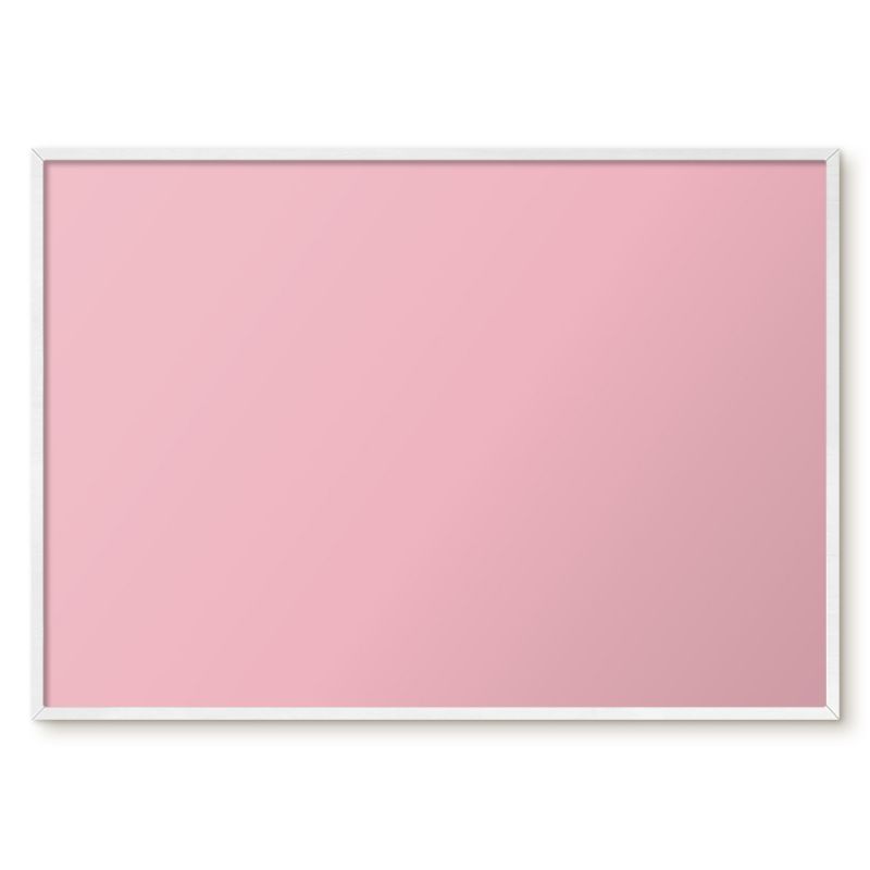 Tablica Magnetyczna Na Magnesy Tulup 100x70 cm Jasny róż - Biała rama Do sypialni, salonu 1 szt.