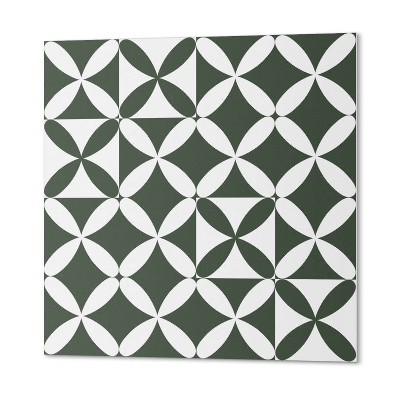 Ścienne Kafelki PCV ArtPrintCave 30x30 cm Geometryczny wzór szachownica 9 szt.