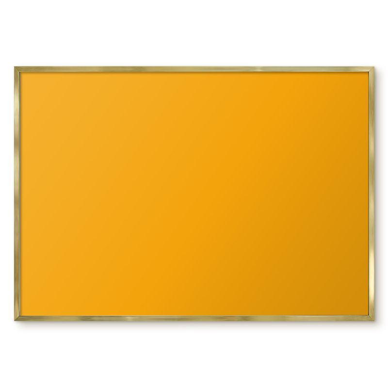 Tablica Magnetyczna Do Biura Tulup 100x70 cm Żywy pomarańczowy - Złota rama Do biura, salonu 1 szt.