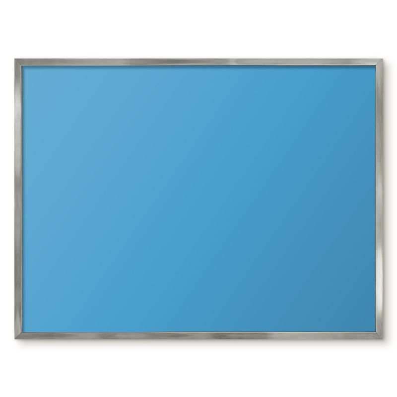 Tablica Magnetyczna Dekoracyjna Ścienna Tulup 80x60 cm Błękit wody - Srebrna rama Do biura, sypialni 1 szt.