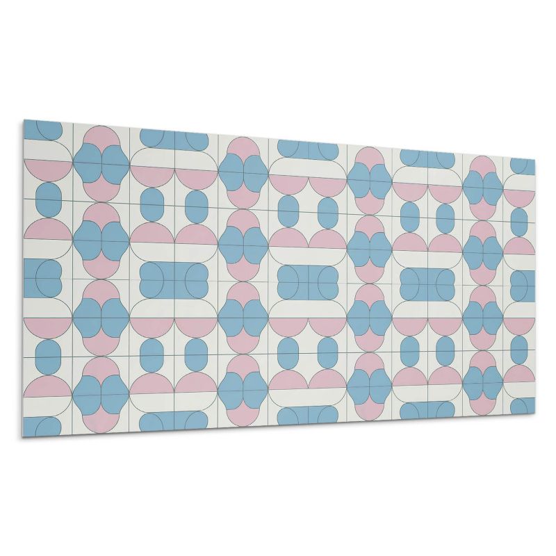 Panele samoprzylepne Wallfluent 60x30 cm Wielowymiarowy wzór abstrakcyjny 6 szt.
