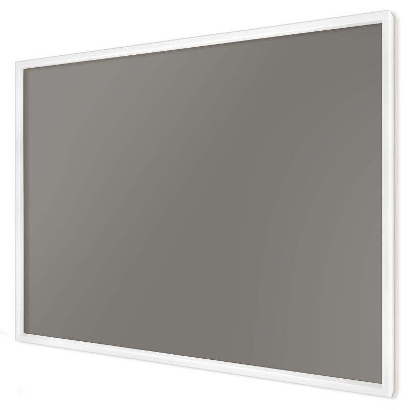 Dekoracyjna tablica magnetyczna Wallfluent 100x70 Ciemny szary w białej ramie 1szt