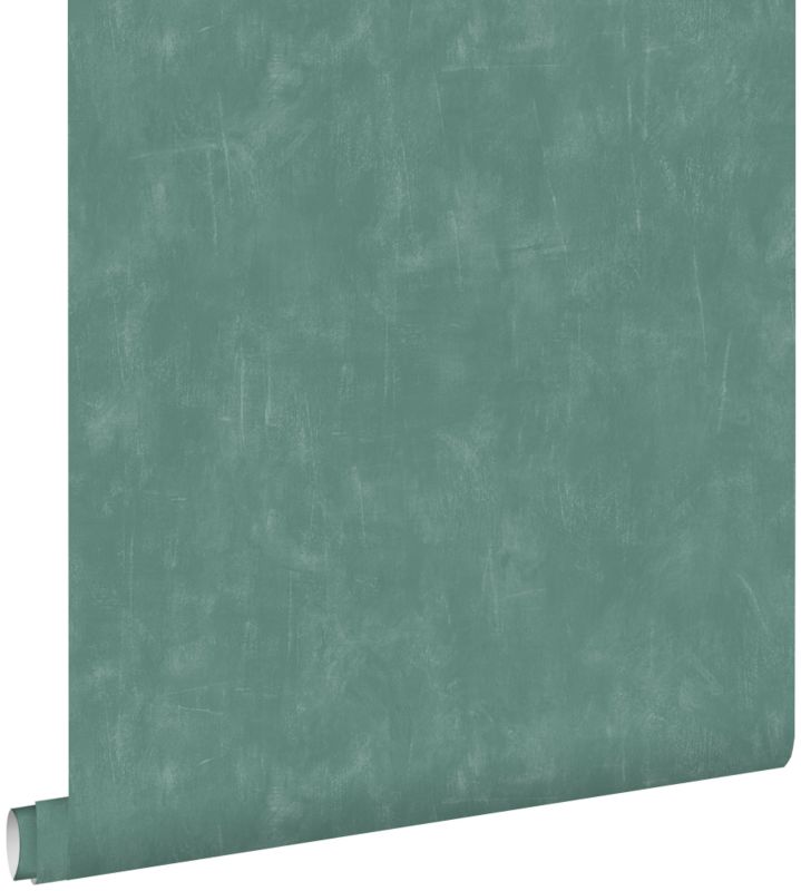 Tapeta ESTAhome malowany efekt petrol blue 53 cm x 10.05 m - 1 rol.
