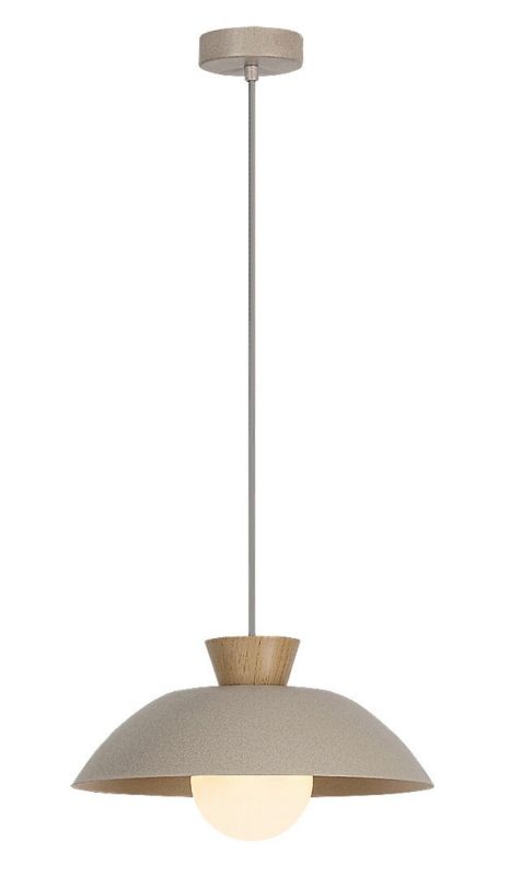 Lampa wisząca Rabalux Golnar beżowa jasne drewno-opal wym: 120 x 30 x 30 cm 1xG9 x 1 szt.