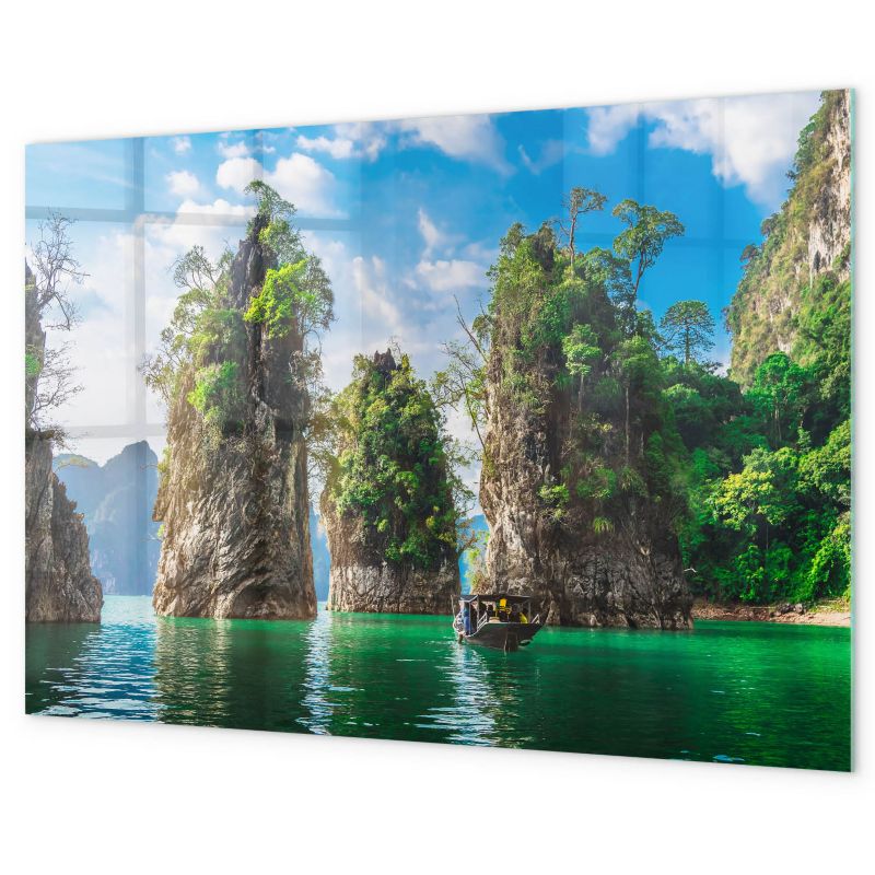Tablica Na Magnesy Tulup 60x40 cm Jezioro drzewa natura Na notatki i zdjęcia 1 kpl