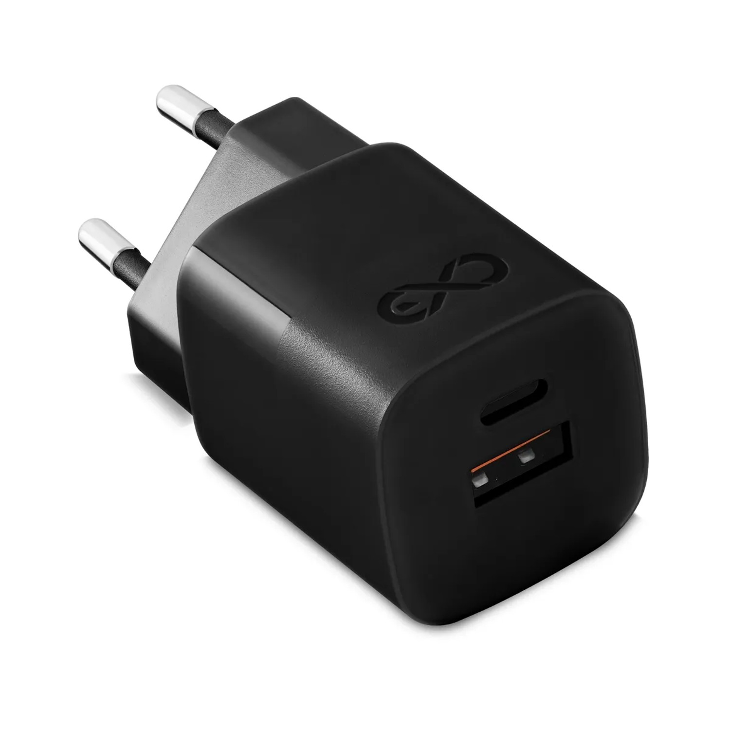 Ładowarka sieciowa Cube USBA+USBC 33W czarna