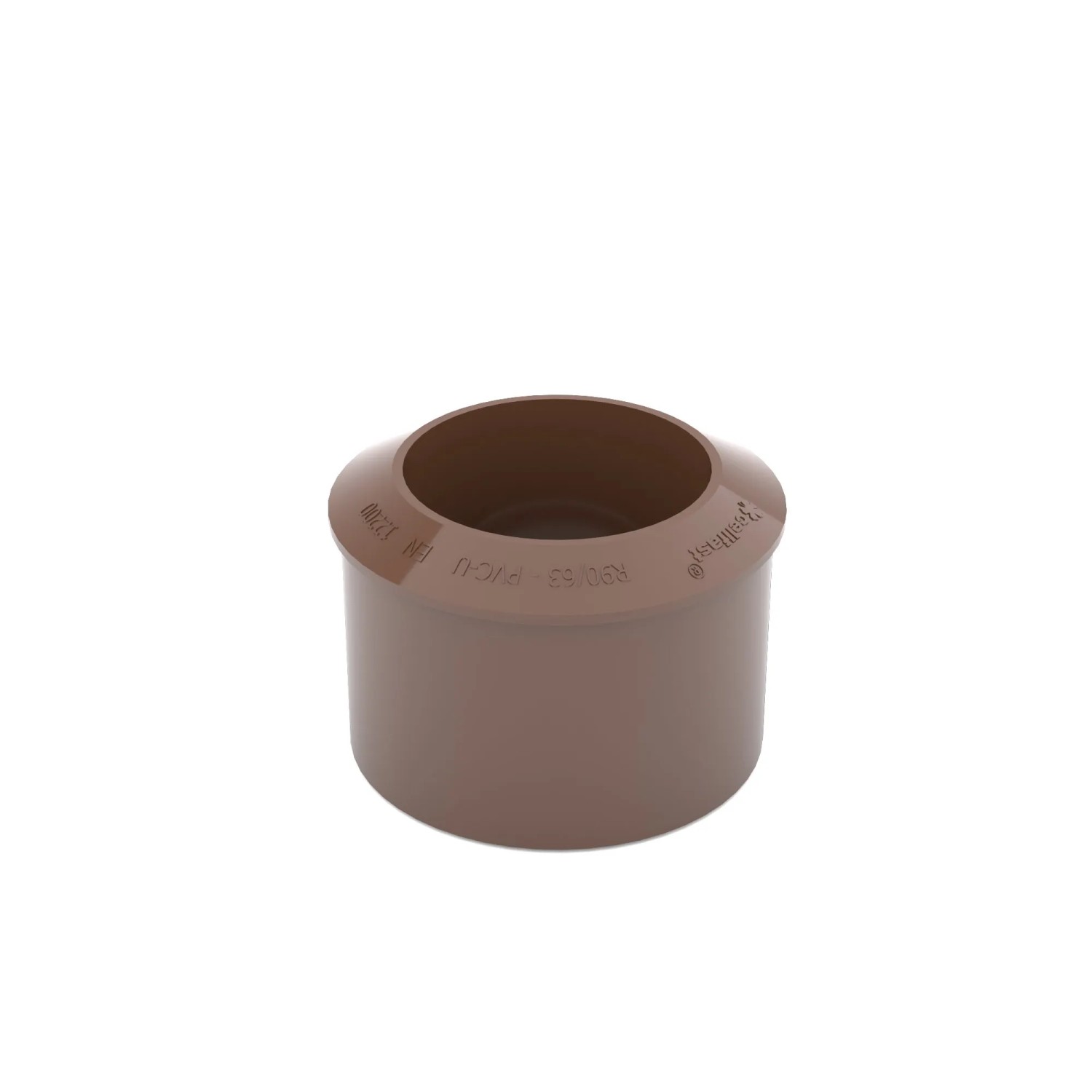 Bryza Redukcja rury spustowej 110/90 mm PVC brązowa