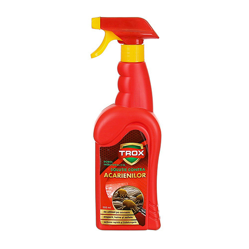 1 pac, Soluţie Trox împotriva acarienilor - : Mod de ambalare: 500 ml