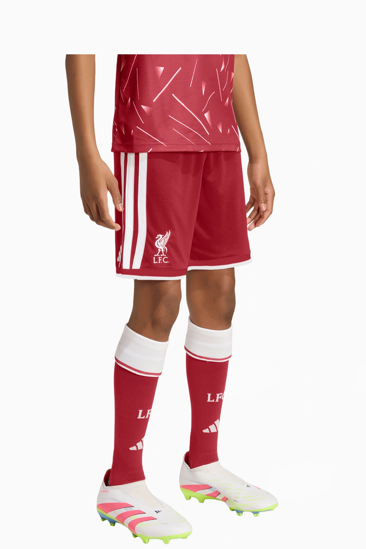 Spodenki adidas Liverpool FC 26/27 Domowe Junior - Bordowy
