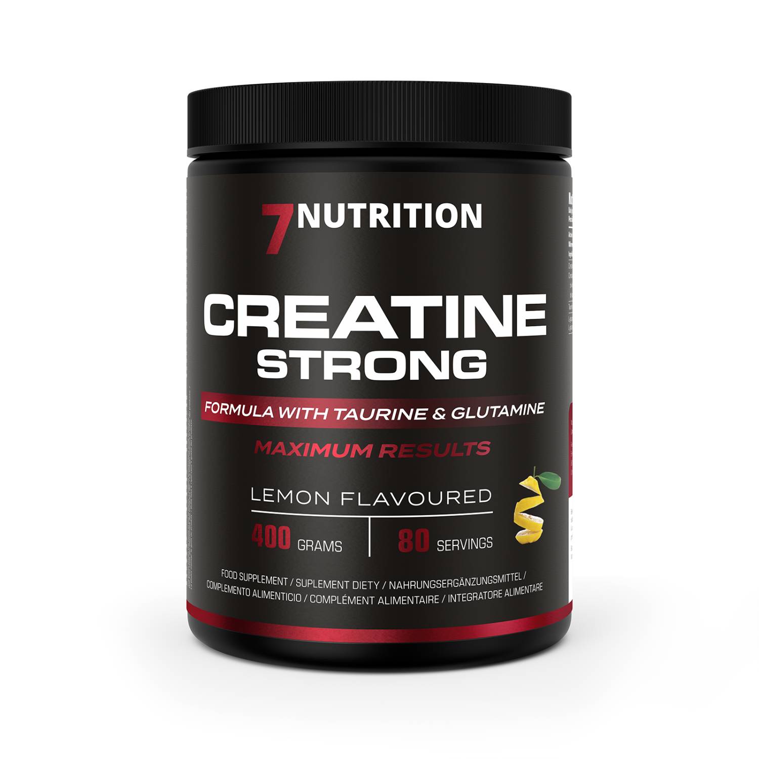 7nutrition creatine strong, smak cytrynowy, 400 g