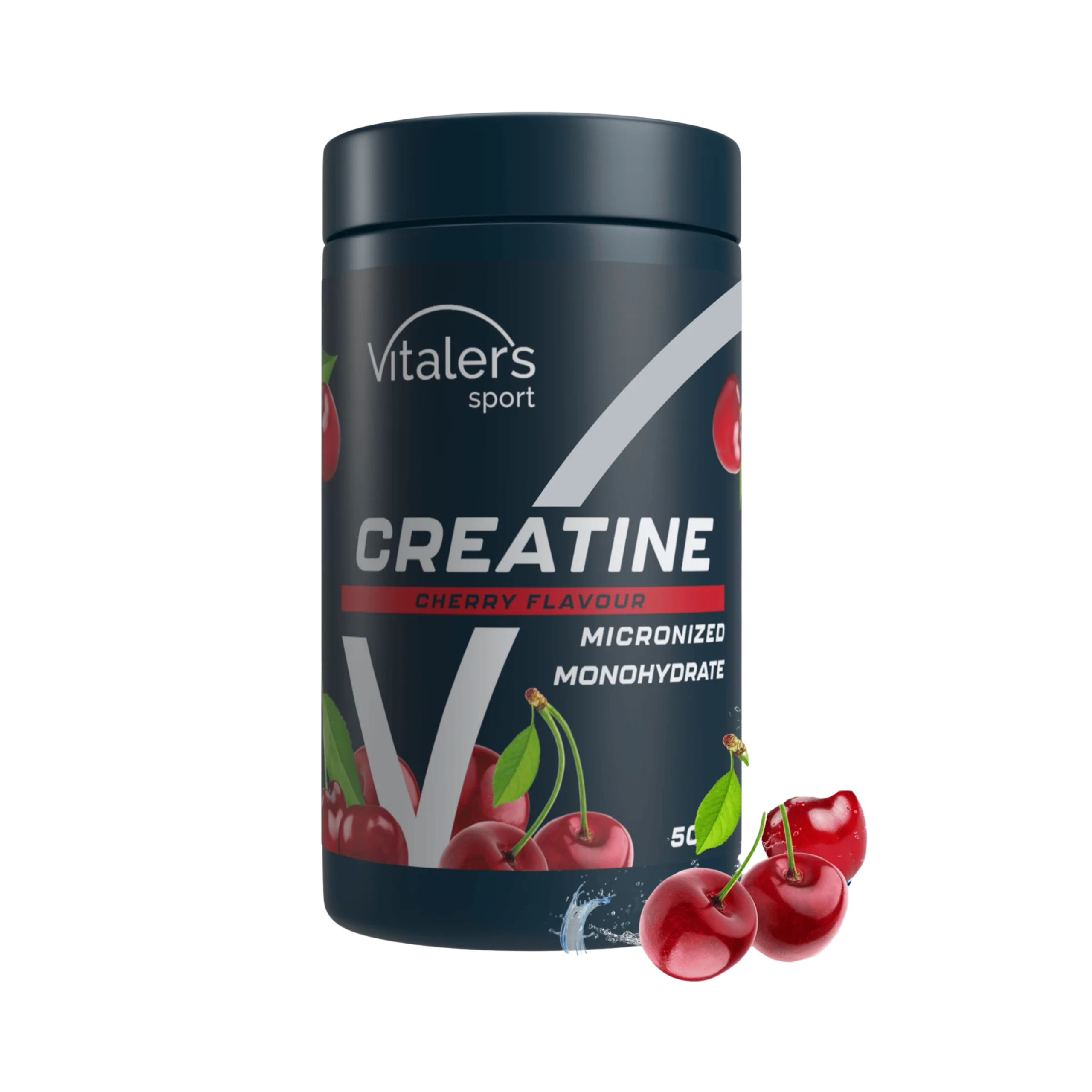 Vitaler's mikronizowany monohydrat kreatyny 5000 mg, smak wiśniowy, 500 g